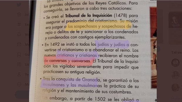 «Los judíos y las judías»: el esperpento del lenguaje inclusivo en un libro de texto de la ESO