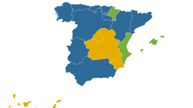 Mapa de toque de queda en España: qué comunidades autónomas lo tendrán