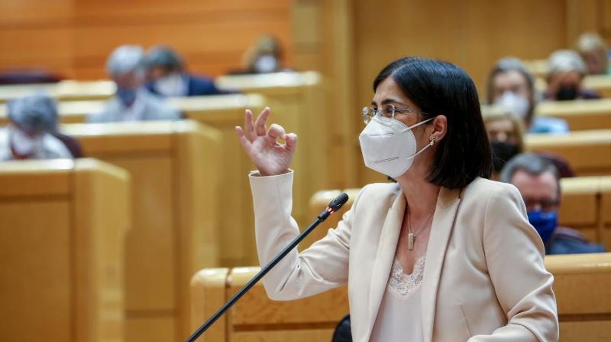 Carolina Darias, ayer en el Senado