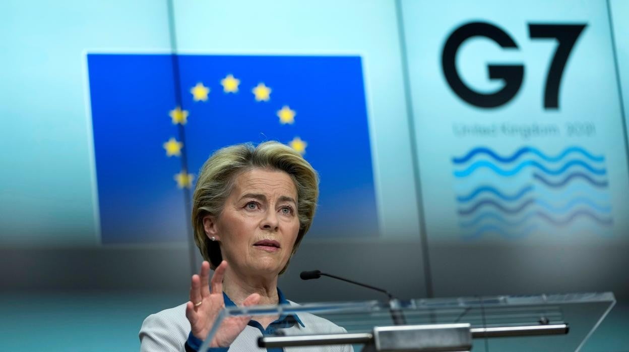 La presidenta de la Comisión Europea, Ursula von der Leyen