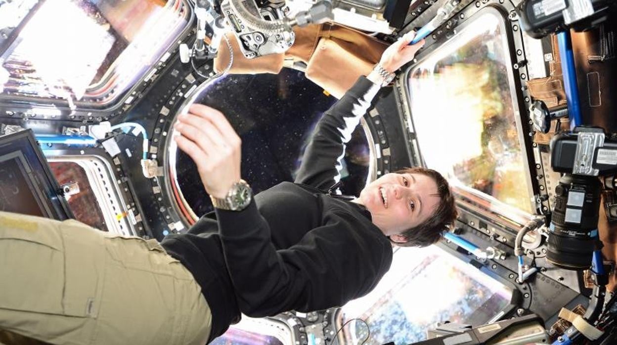 La astronauta italiana Samantha Cristoforetti