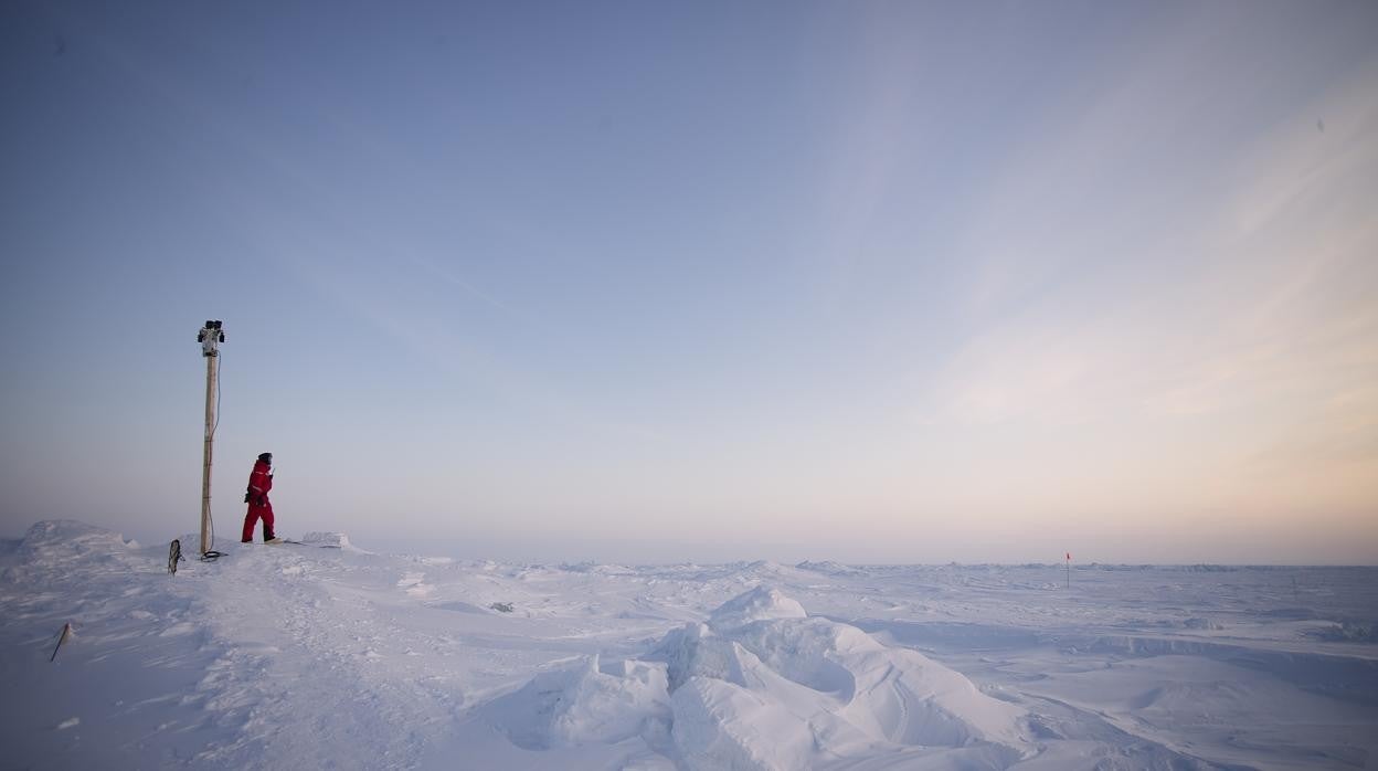 Trabajos de la expedición Mosaic del barco de investigación PolarStern en el Ártico