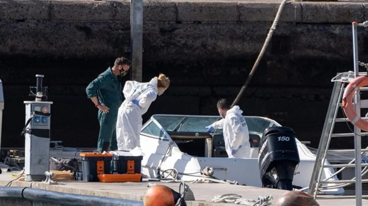 La Policía Científica analizó el rastro del barco de Tomás Gimeno