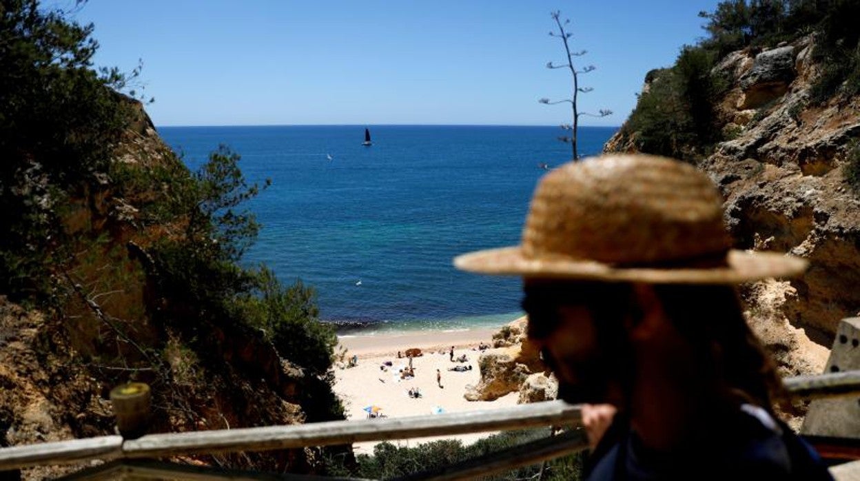 Turistas en Albufeira