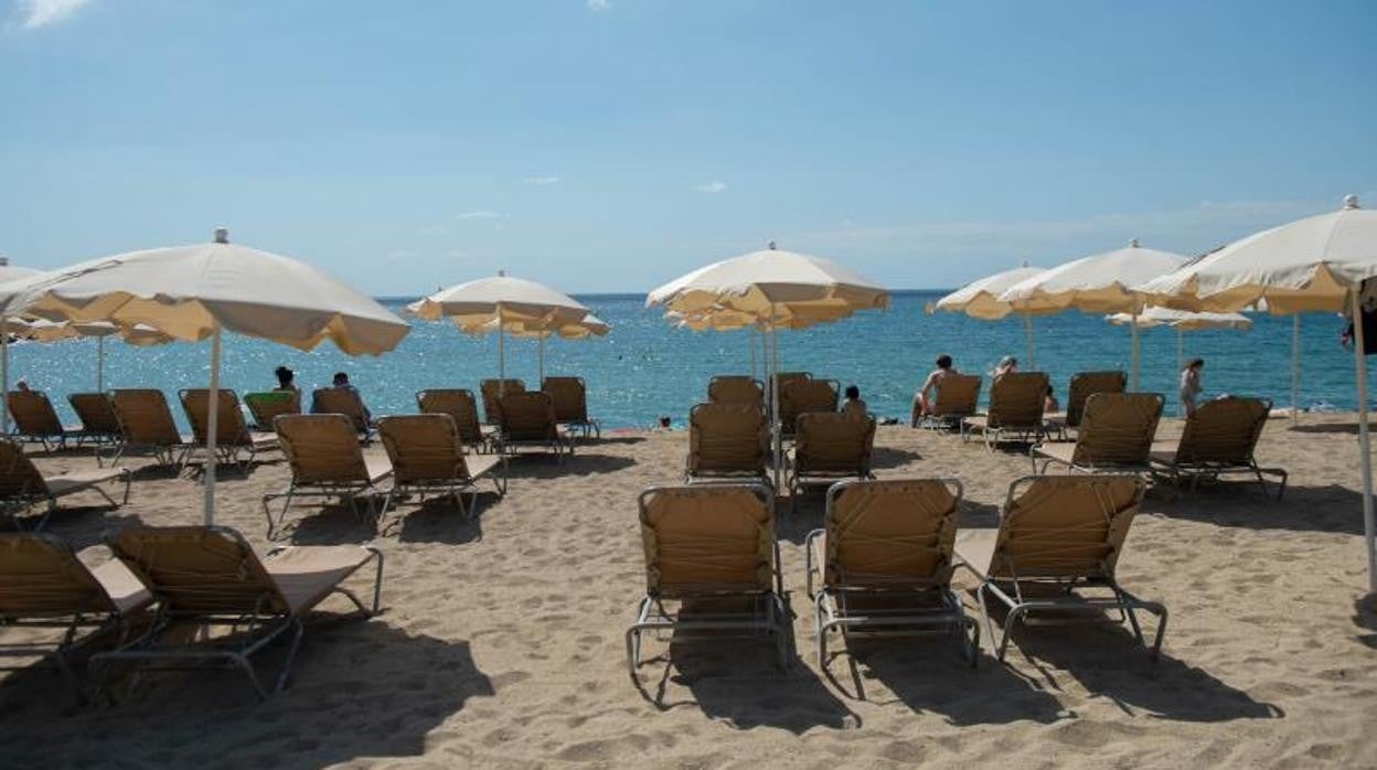 Las playas de Barcelona, a medio gas el pasado 8 de julio