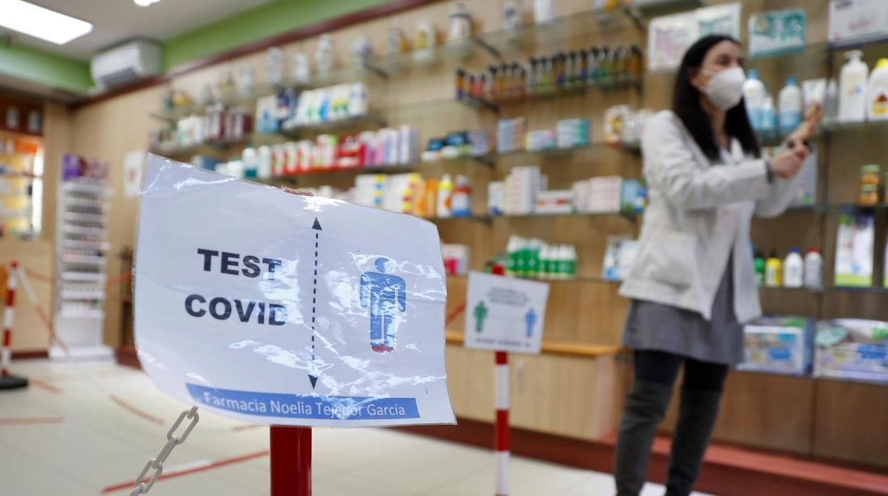 Una farmacéutica en Madrid