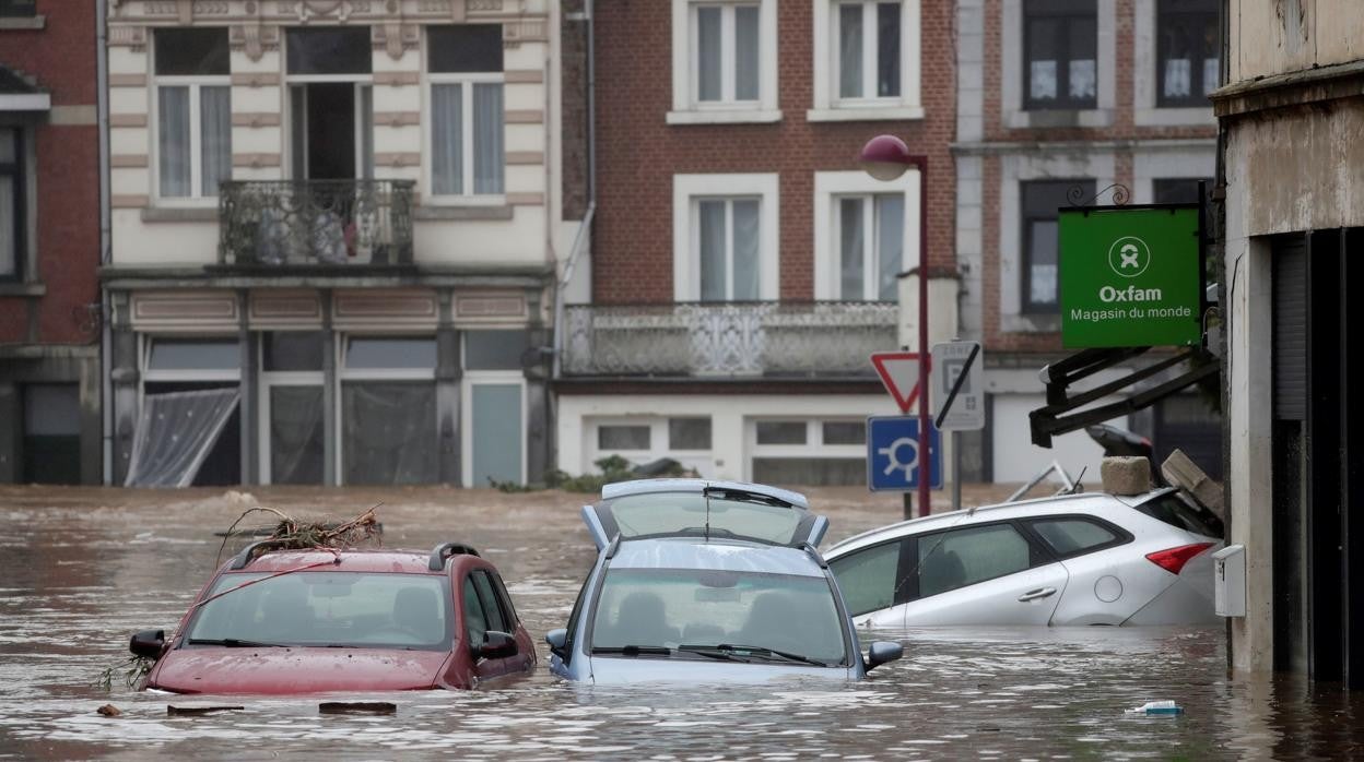 Imágenes de las inundaciones en Bélgica