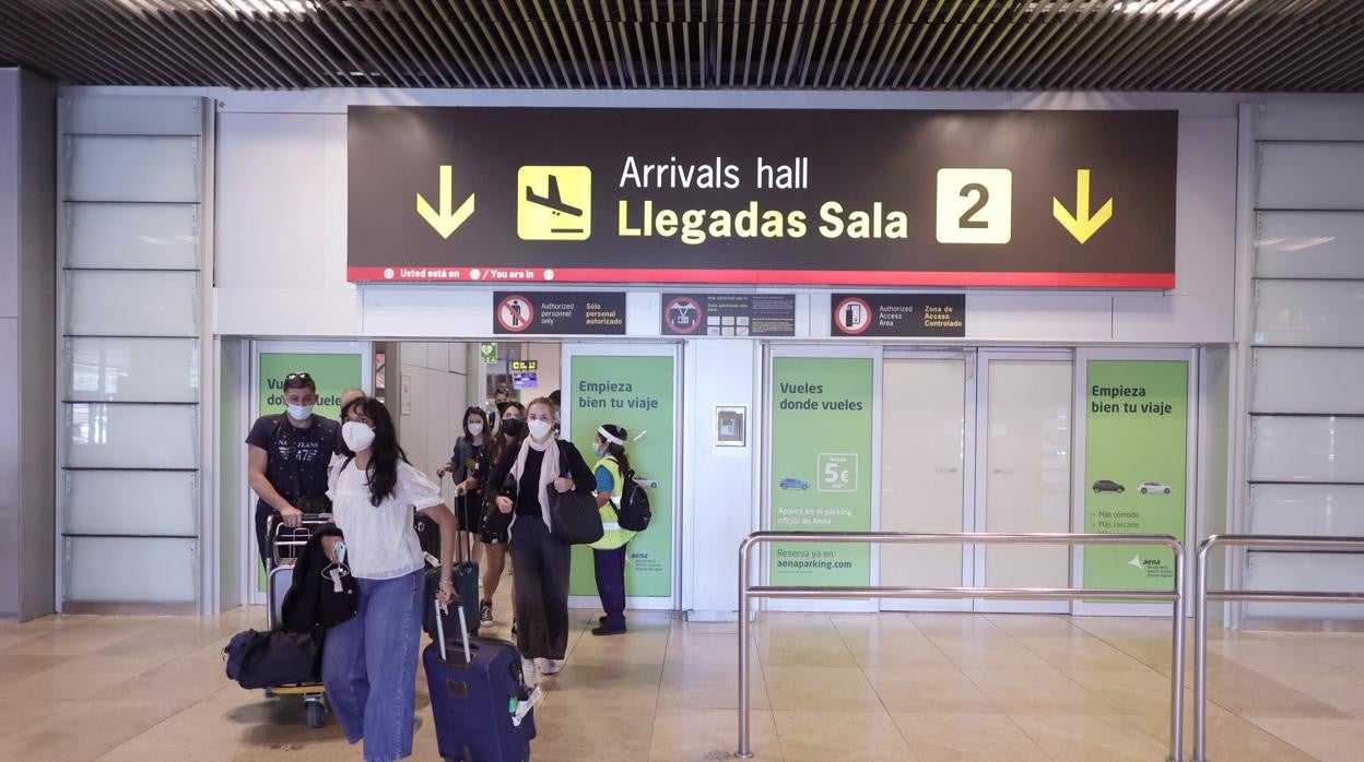 Llegadas de la Terminal 1 del Aeropuerto de Madrid-Barajas Adolfo Suárez