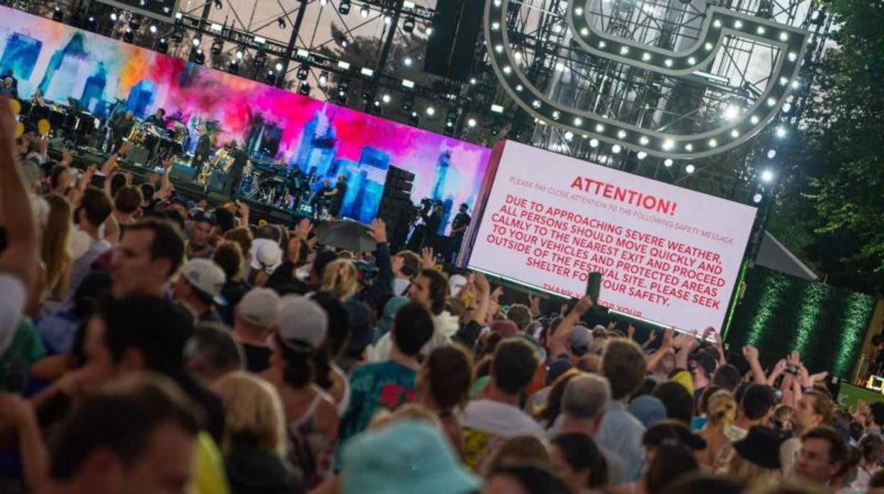 Un concierto en Central Park se interrumpe debido a la previsión de tormentas por Henri