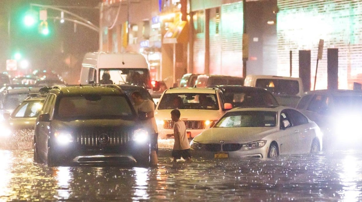 Nueva York se vio sorprendida por unas inundaciones inéditas