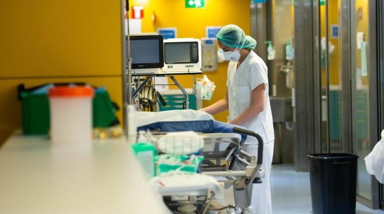 Foto de archivo de una UCI Covid en un hospital de Barcelona