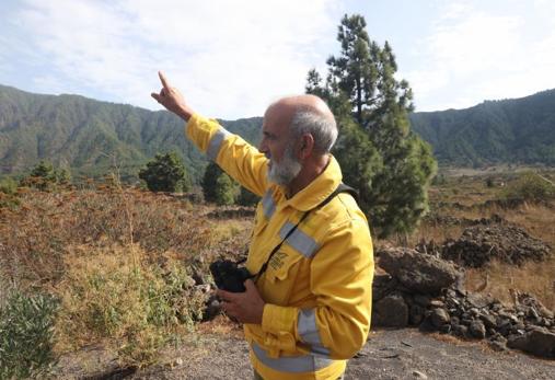 El director del Parque Nacional de la Caldera de Taburiente, Ángel Palomares.