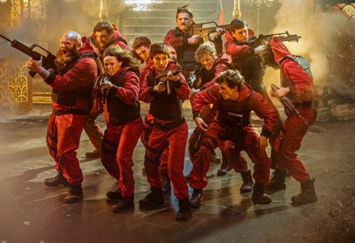 Fotograma de la serie 'La casa de papel'