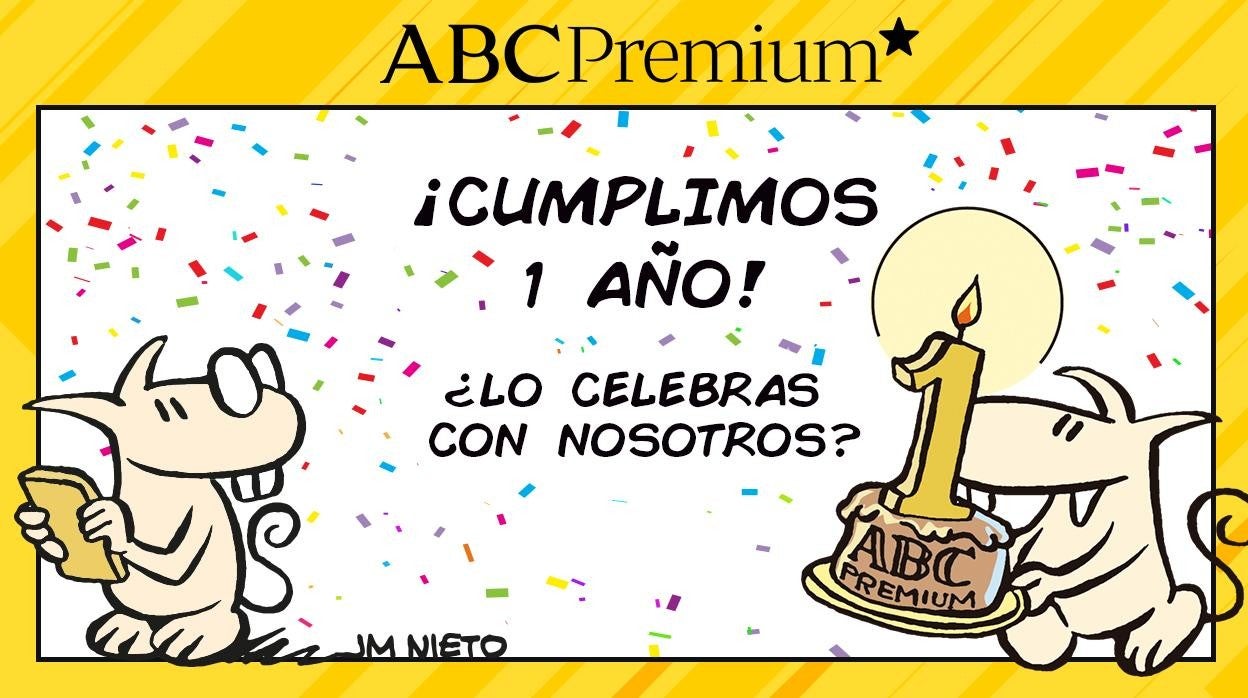 Celebra el primer aniversario de ABC Premium y suscríbete 4 meses por un euro