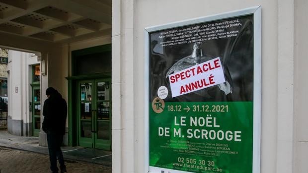 Bélgica cierra desde este domingo cines, teatros, salas de conciertos y estadios por miedo a Ómicron