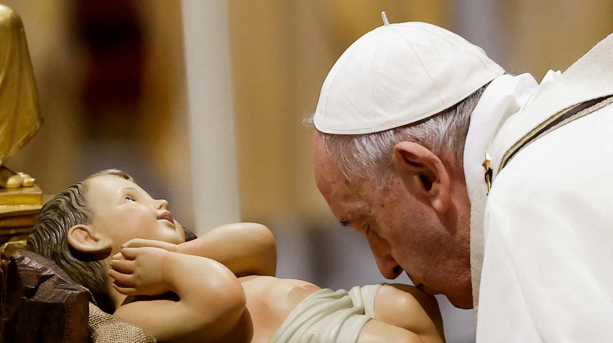 El Papa Francisco momentos antes de celebrar el Ángelus de este domingo