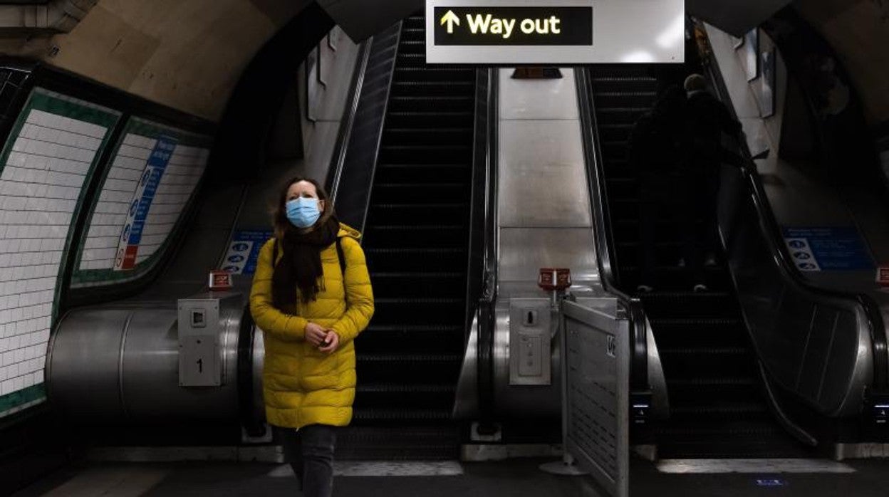 El metro de Londres el pasado martes