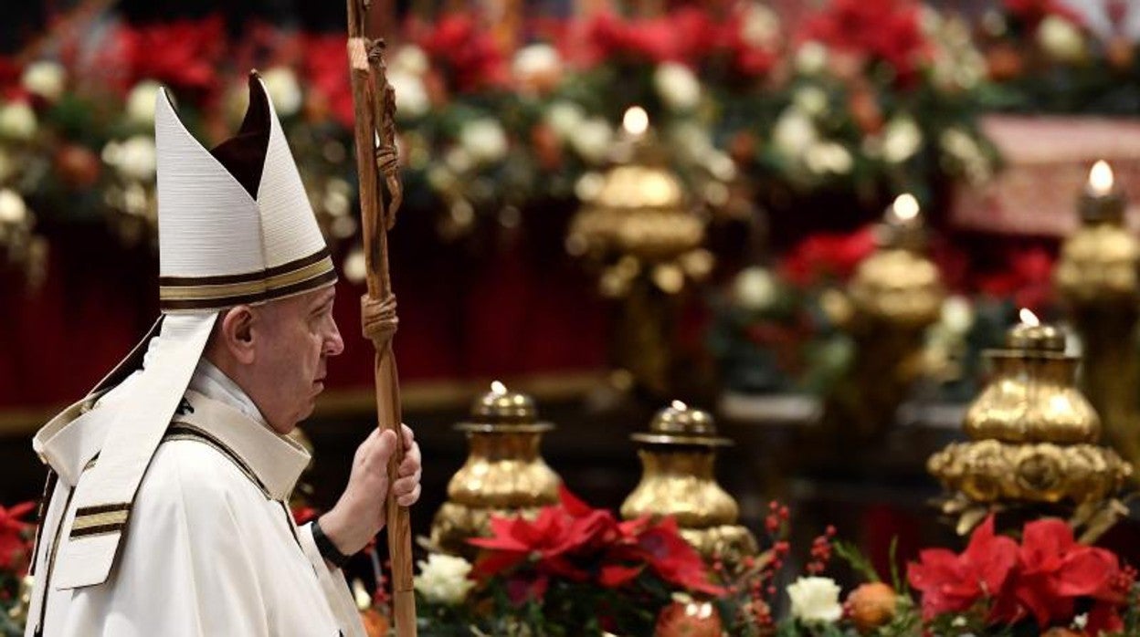 El Papa Francisco durante la homilía del Día de Reyes