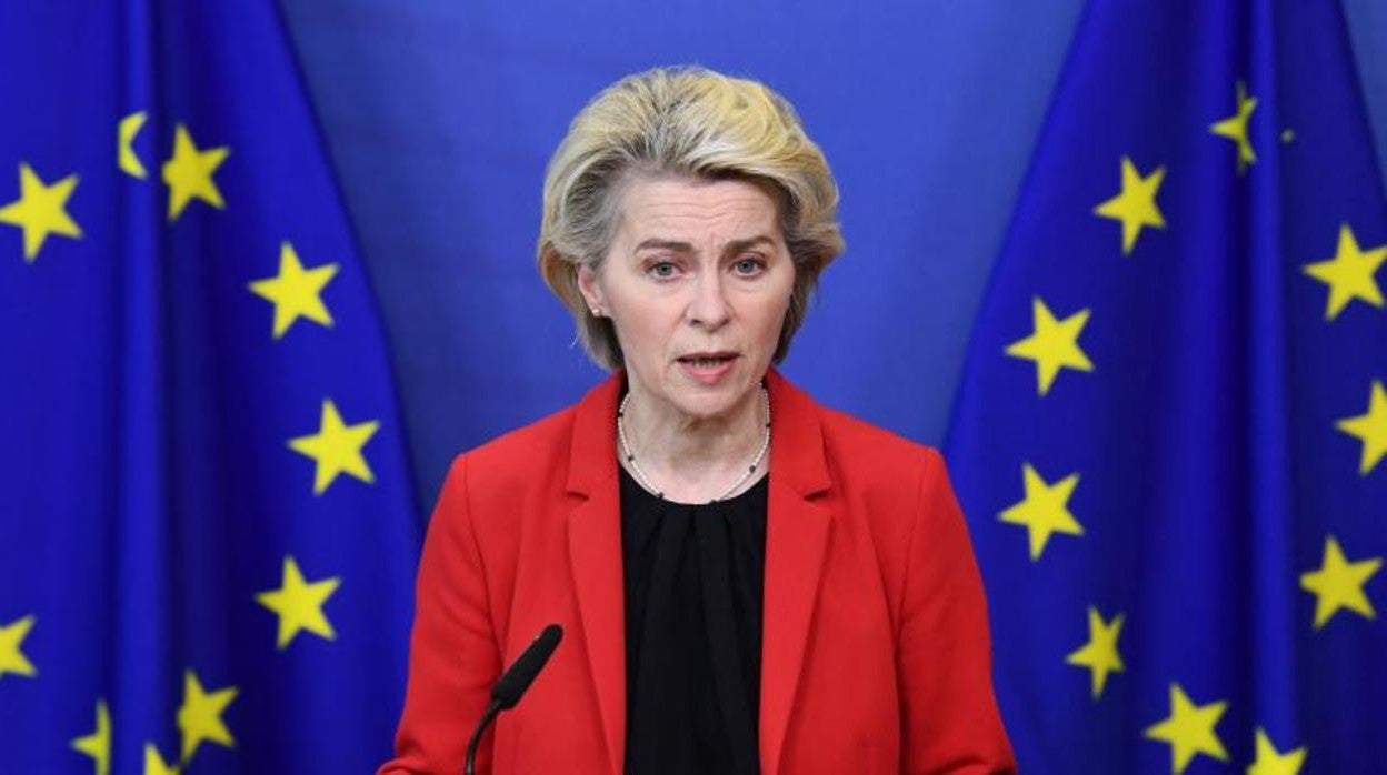 La presidenta de la Comisión Europea Ursula von der Leyen