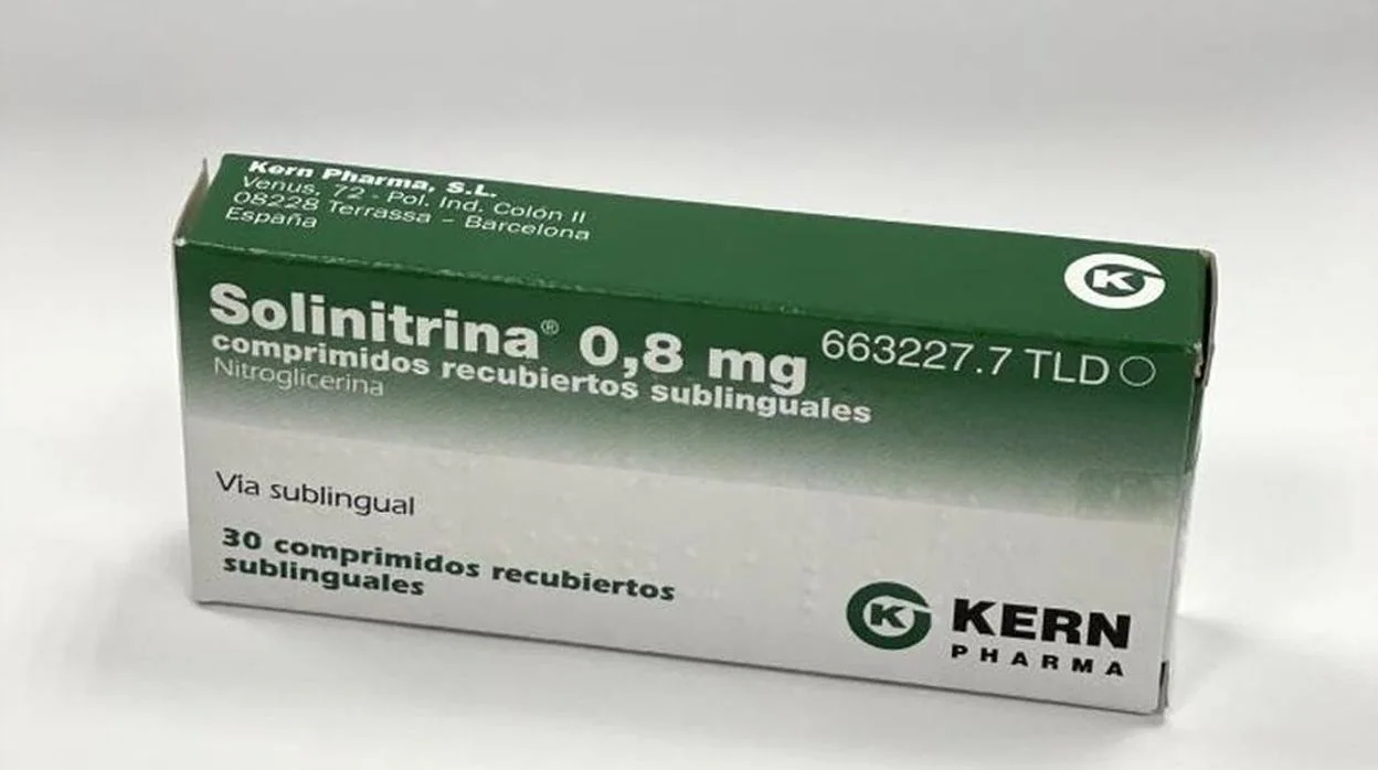 El lote afectado es el P005 de Solitrina 0,8 mg comprimidos recubiertos sublinguales, 30 comprimidos