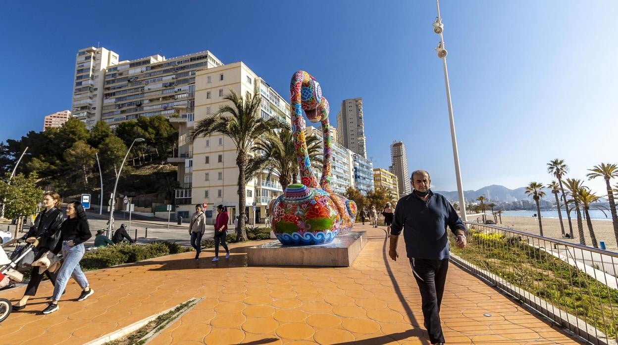 Imagen tomada en la localidad alicantina de Benidorm