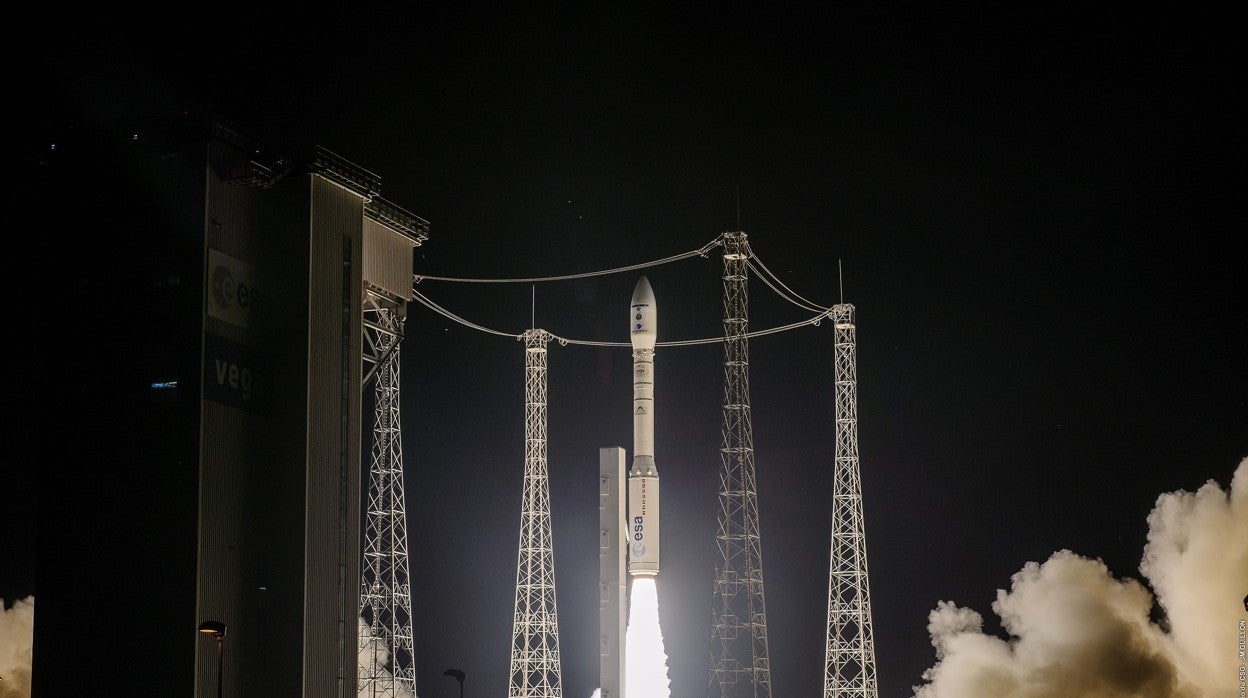 Lanzamiento de un satélite por la ESA desde la Guayana Francesa