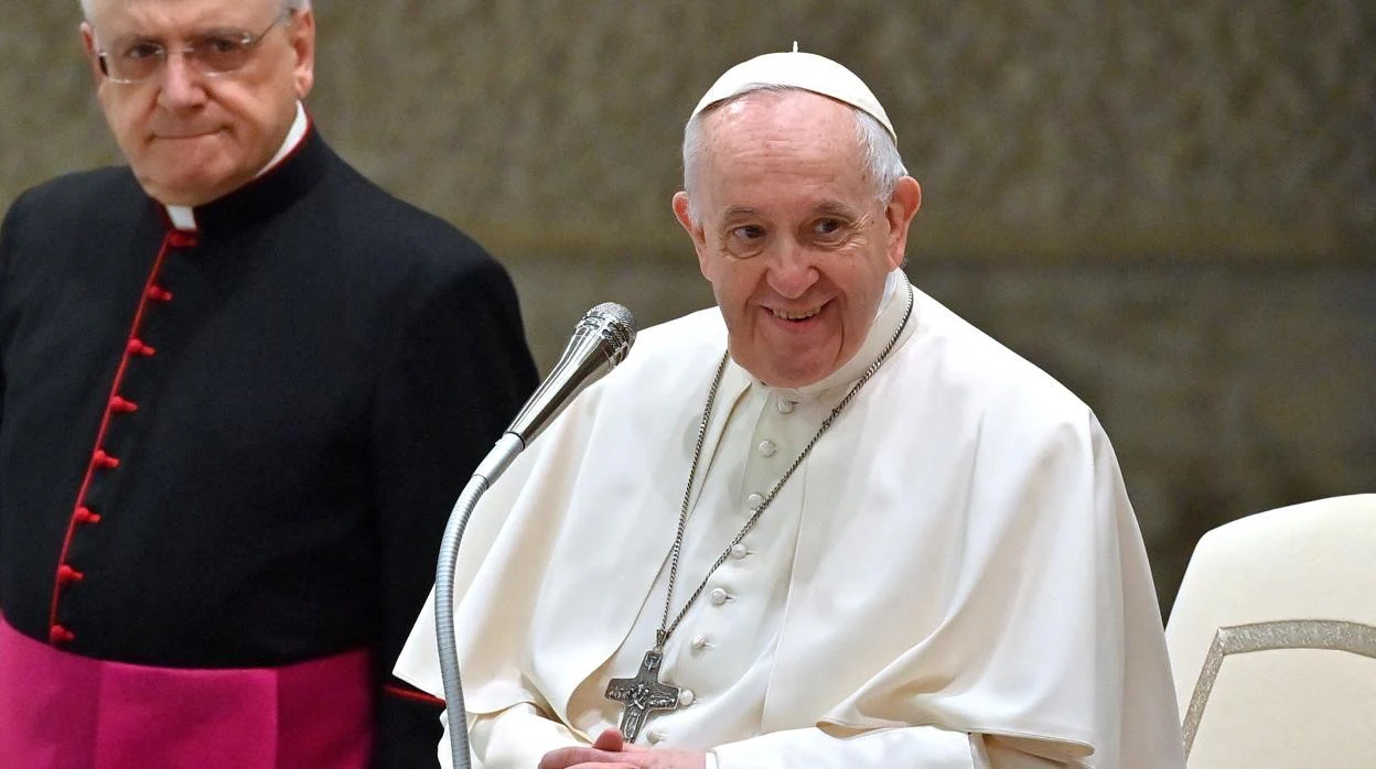 El Papa Francisco durante su audiencia de este miércoles