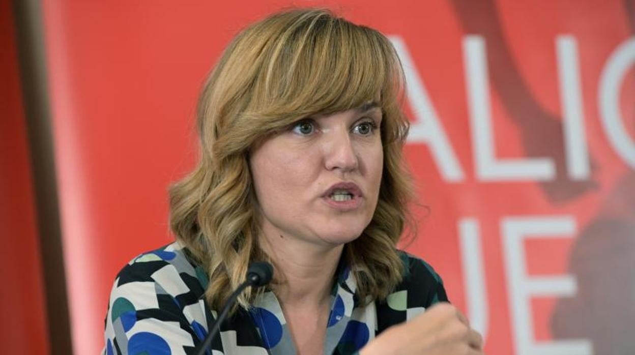 La Ministra de Educación y Formación Profesional, Pilar Alegría, se reúne con docentes de FP el pasado sábado en Santiago de Compostela