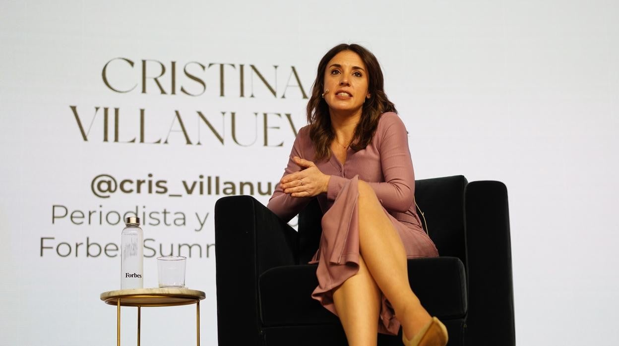 La ministra de Igualdad, Irene Montero, en el foro