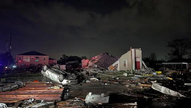 Un tornado mata al menos a una persona y deja sin electricidad a cientos de casas en Nueva Orleans