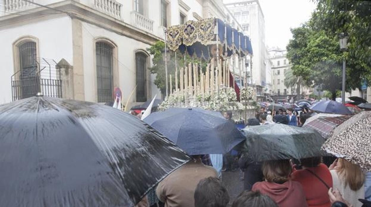 Imagen de archivo de la la última procesión de la Borriquita de Sevilla