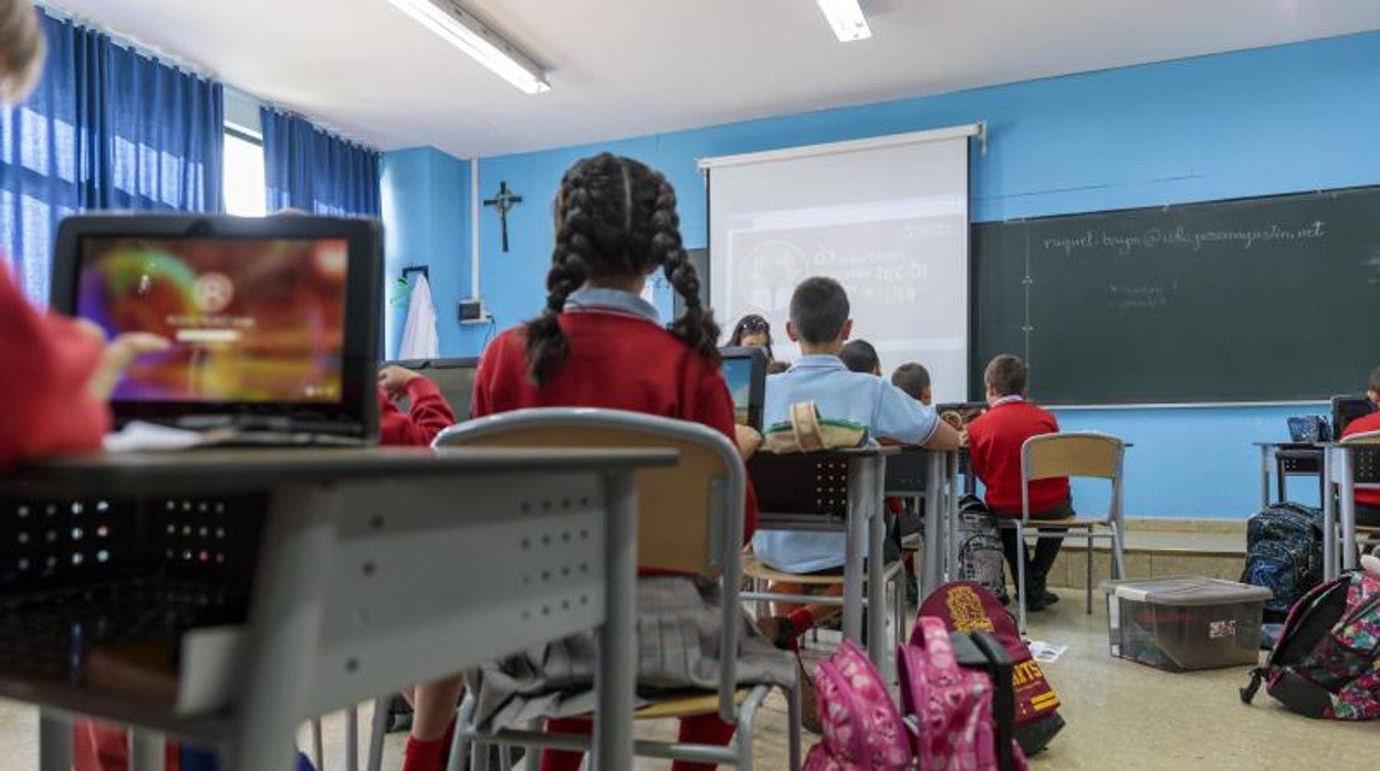 Una escuela católica de Valladolid