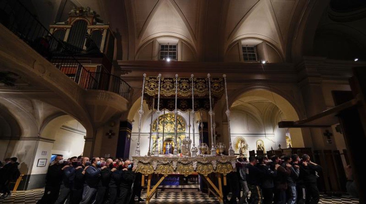 Un ensayo de la Hermandad de Jesús el Pobre de Madrid