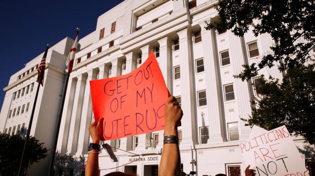 Protestas a favor del aborto en Alabama