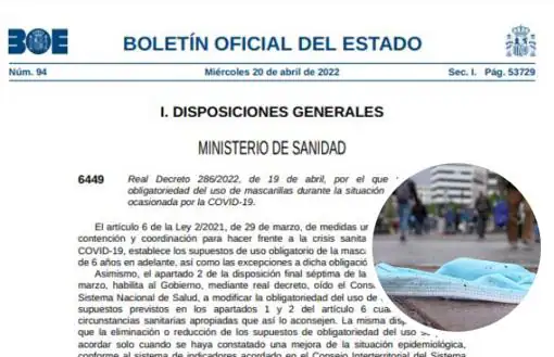 Todas las dudas legales que rodean el fin de la mascarilla en interiores en España