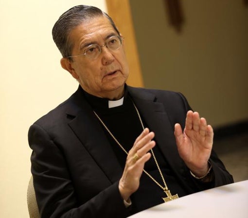 Ayuso Guixot en un momento de la entrevista