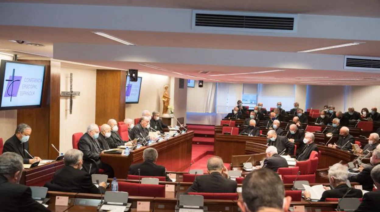 Los obispos reunidos en la última plenaria, en noviembre de 2021