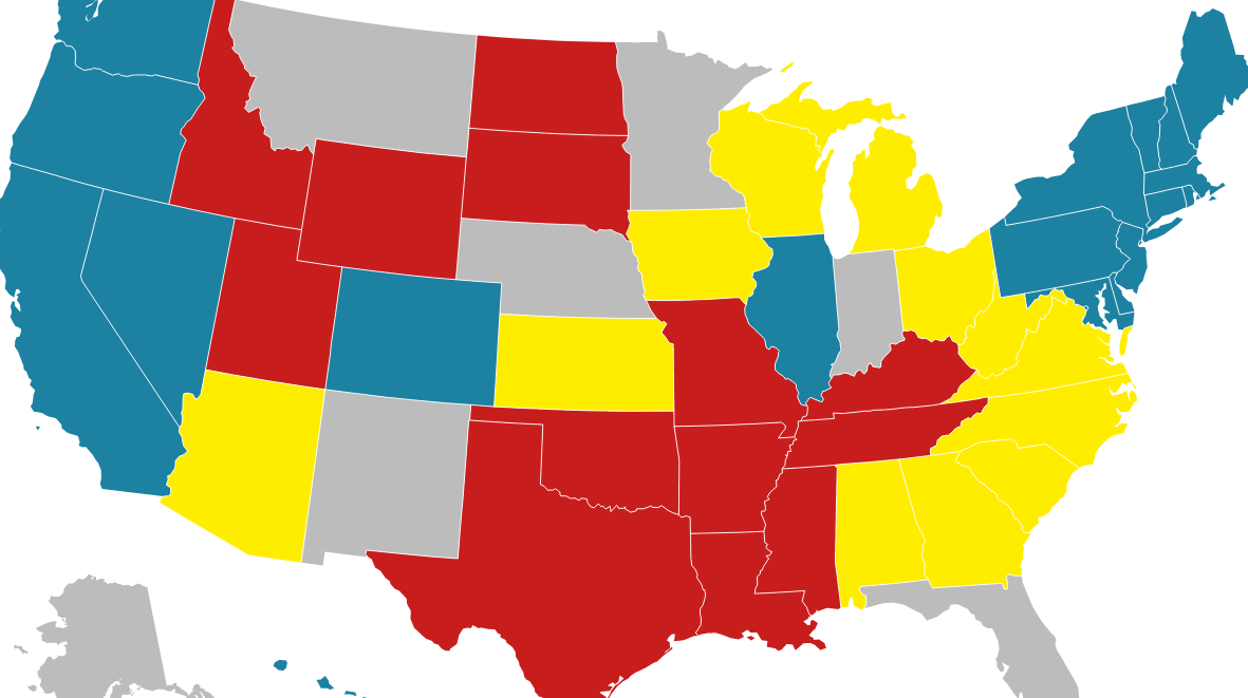 Estos son los estados de Estados Unidos en los que el aborto podría ser ilegalizado si se revoca la sentencia 'Roe vs Wade'