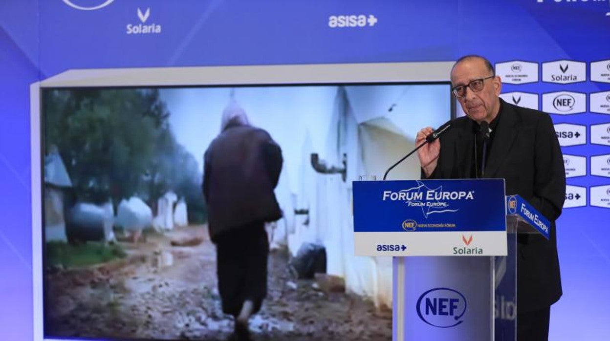 El cardenal Omella en un momento de su intervención