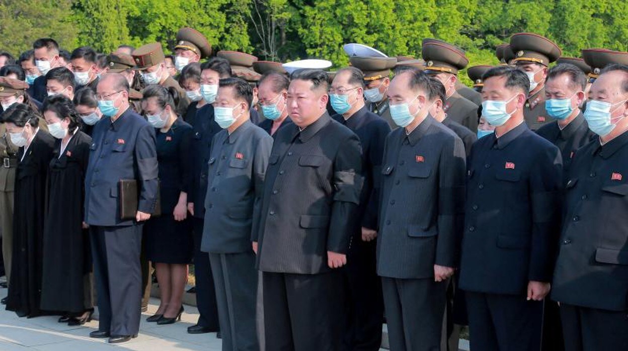 Un acto público en Corea del Norte