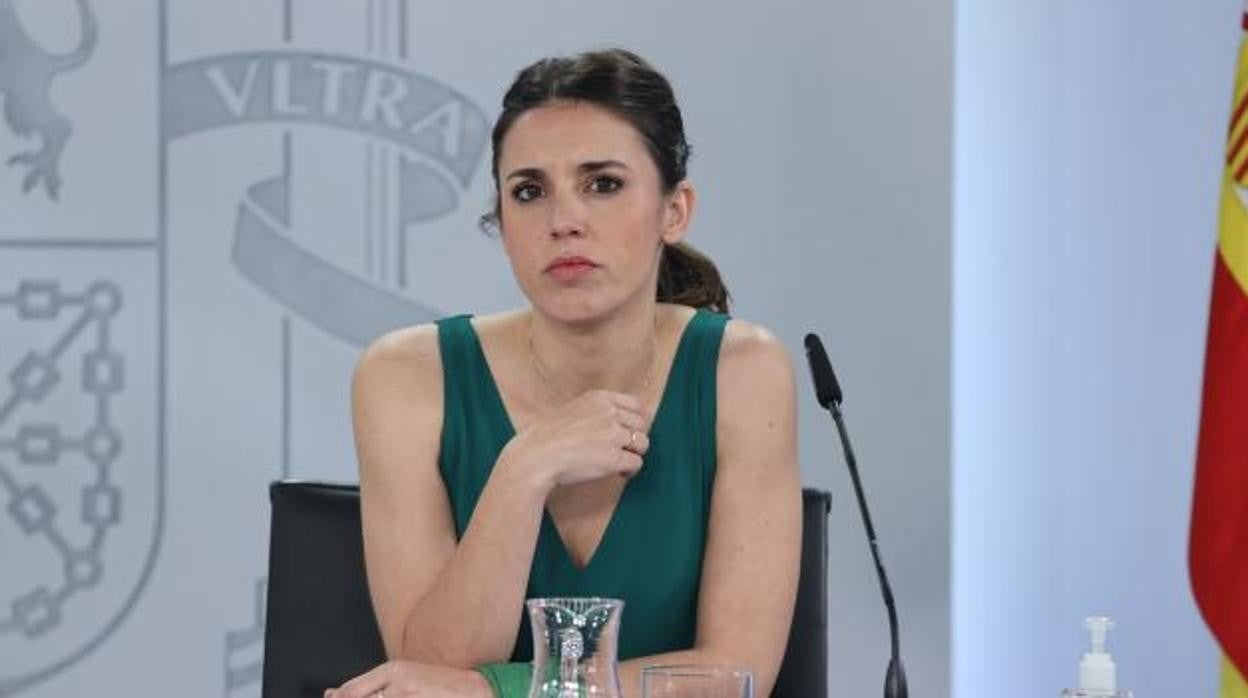 La ministra de Igualdad, Irene Montero