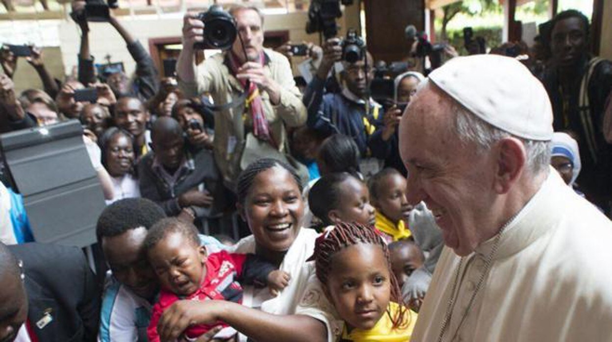 El Papa Francisco en su viaje pastoral a Kenia en 2015
