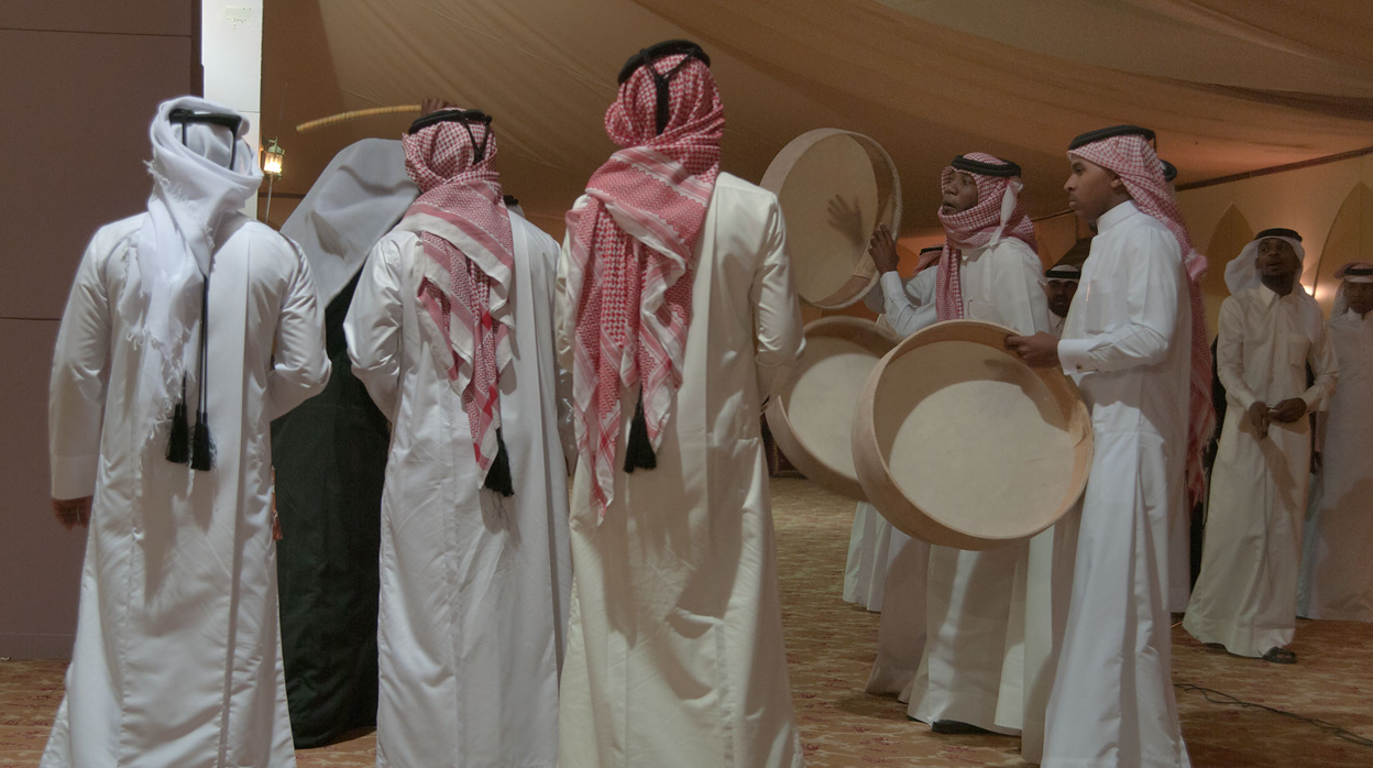 Una ceremonia tradicional de bodas en Qatar