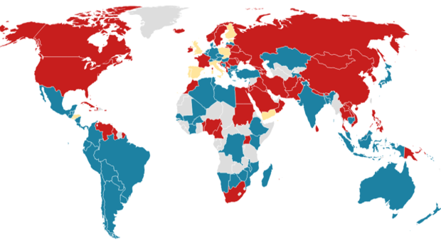 Mapa de la prostitución mundial: ¿dónde está prohibida y en qué países es legal?