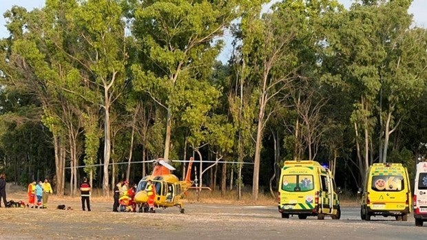 Tres bomberos heridos en el incendio de Pujerra, que amenaza a las urbanizaciones de Benahavís