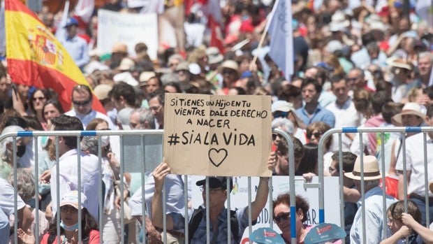 Las organizaciones provida denuncian en la calle «las leyes contra la verdad y la naturaleza humana»