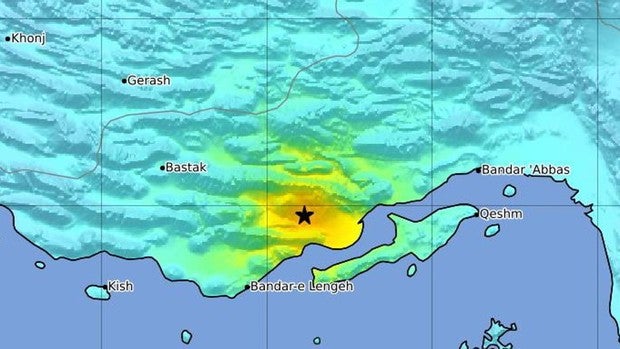 Al menos cinco muertos y una veintena de heridos en un terremoto de magnitud 6,0 en el sur de Irán