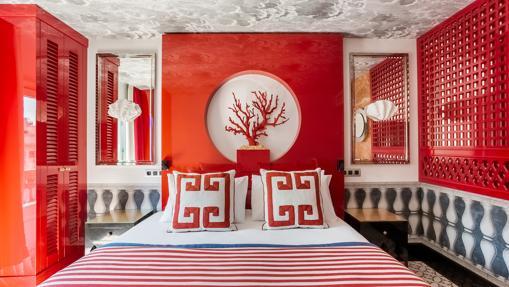 Habitación de inspiración oriental