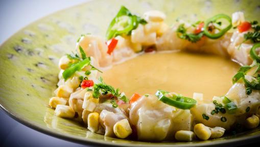 Ceviche amarillo de corvina