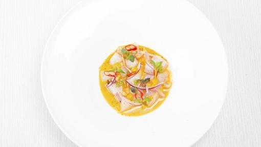 Ceviche caliente de corvina